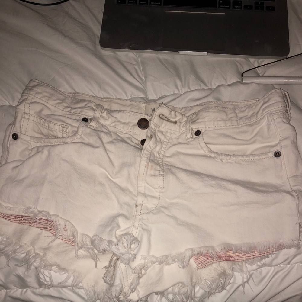 Free people white shorts